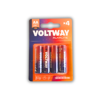 Bateria alkaliczna Voltway LR6/4BP 1,5 V 4 sztuki