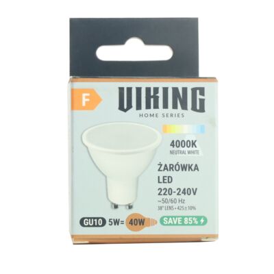 Żarówka LED GU10 5 W 425 lm VK38 220 V neutralny biały