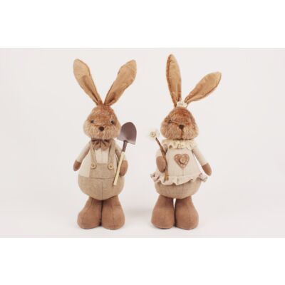 Figurka tekstylna Zając 46 x 16 cm różne wzory 1 szt.