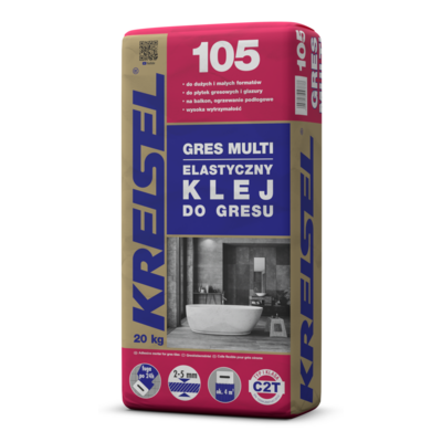 Klej elastyczny Gres Multi 105 C2T 20 kg KREISEL