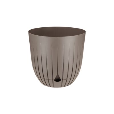 Doniczka Britta 13 cm taupe