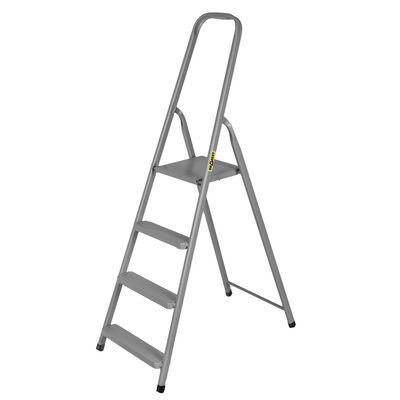 Drabina stalowa domowa 4 stopniowa 125 kg DRABEST