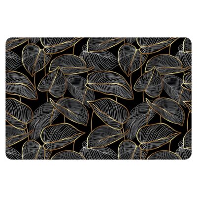 Podkładka Leafy 43,5 x 28 cm czarny