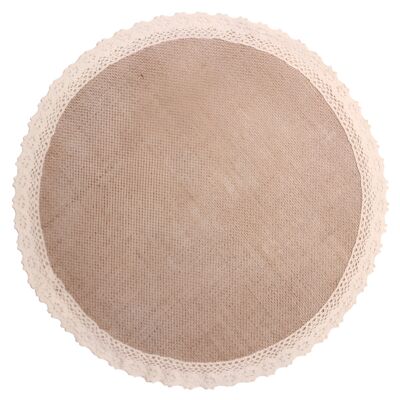Podkładka Leis 38 cm okrągła beżowy