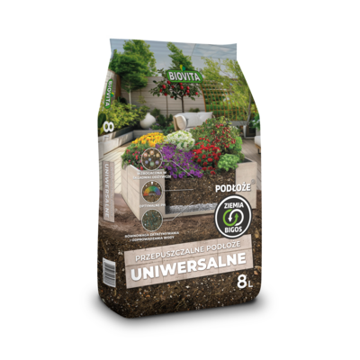 Ziemia przepuszczalne podłoże uniwersalne BIGOS 8 l BIOVITA