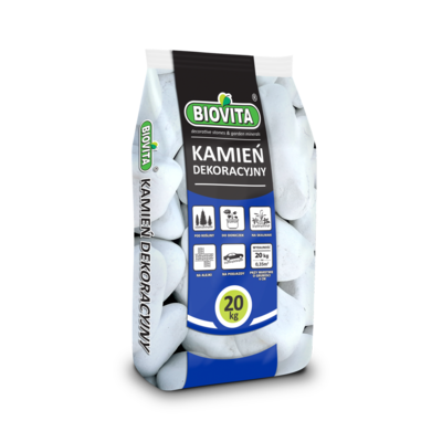 Otoczak Extra White Thassos 60 - 100 mm 20 kg BIOVITA