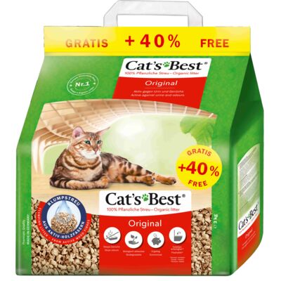 Żwirek dla kota Original 5 l + 40% Cat’s Best