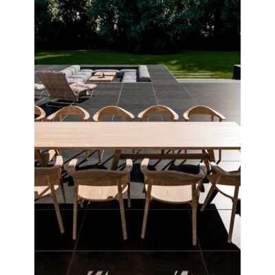 Gres szkliwiony PIETRA SERENA ANTRACITE 20 mm rektyfikowany 60 x 60 cm G.I