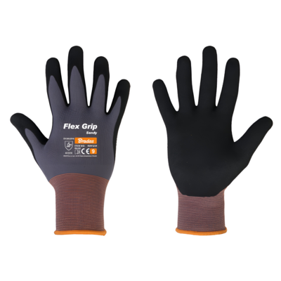 Rękawice ochronne FLEX GRIP SANDY nitryl, rozmiar 8