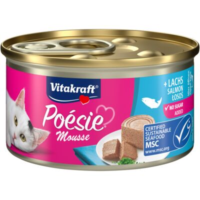 Karma mokra dla kota z łososiem POESIE MUS 85 g Vitakraft