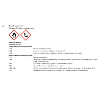 Spray do śmietników 400 ml ze stelażem BROS