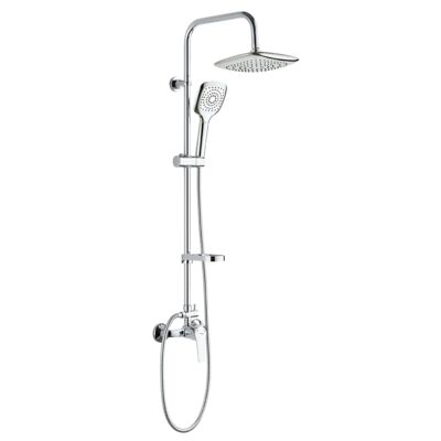 Kolumna natryskowa Fiona z baterią chrom