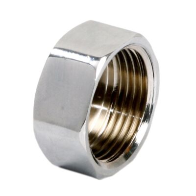 Zaślepka mosiężna 3/4" chrom