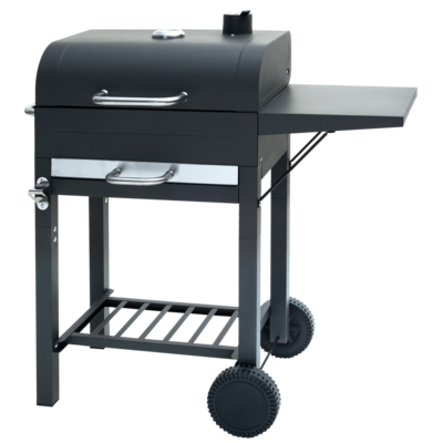 Grill prostokątny z pokrywą na kółkach Master GrillParty