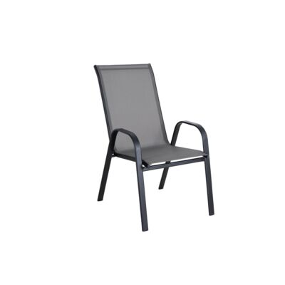 Fotel Endo szaro-czarny