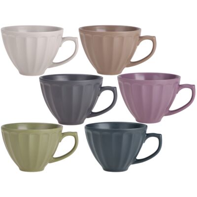 Kubek Vintage 360 ml z kamionki mix kolorów