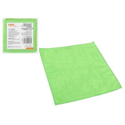 Ściereczki z mikrofibry 30 x 30 cm 5 sztuk zielony
