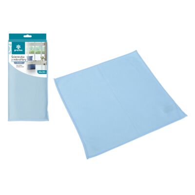 Ściereczka z mikrofibry do szyb 15 x 33 cm niebieski