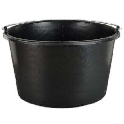 Wiadro budowlane 10 l czarne