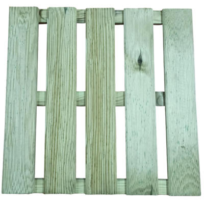 Podest drewniany 40 x 40 cm zielony