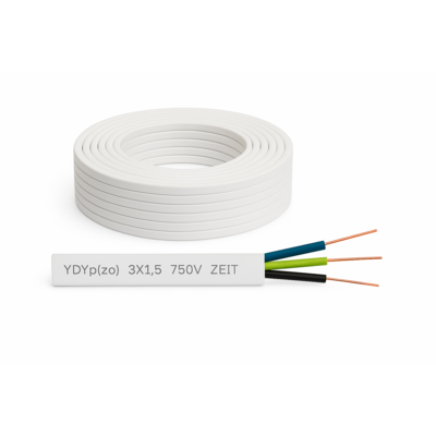 Przewód YDY-P 3 x 1,5 450/750 V 100 m ZEIT
