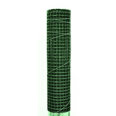 Siatka zgrzewana zielona 0,5 x 5 m oczko 13 mm