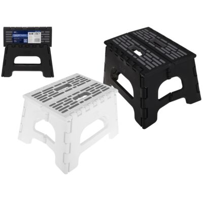 Taboret alex II 21 cm biało-czarny 60245