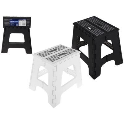 Taboret alex II 32 cm biało-czarny 60246