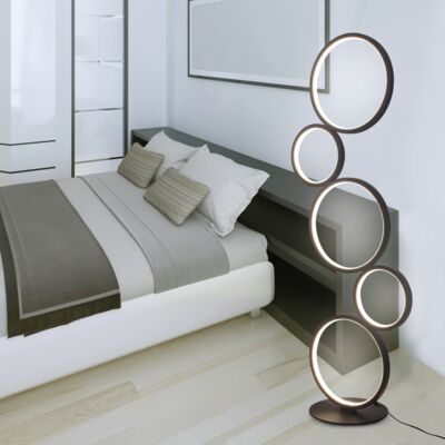 Lampa podłogowa LED Flamenco 120 cm czarny GOLDLUX