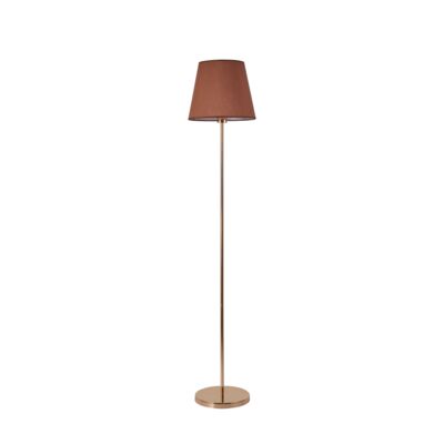Lampa podłogowa Artemis 150 cm złota podstawa cappuccino abażur ADRILUX