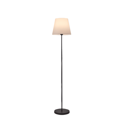 Lampa podłogowa Artemis 150 cm czarna podstawa biały abażur ADRILUX