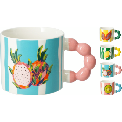 Kubek porcelana 340 ml różne wzory 1 szt.