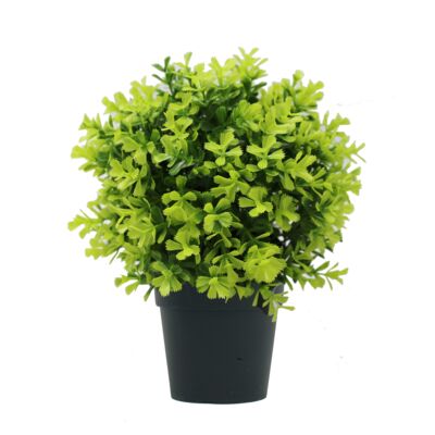 Kwiat sztuczny w doniczce zielony wys.20 cm