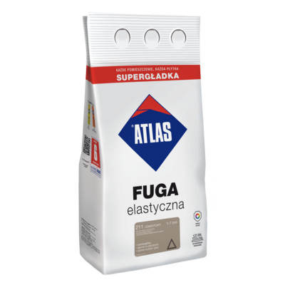 Fuga elastyczna 211 cementowy 3 kg ATLAS