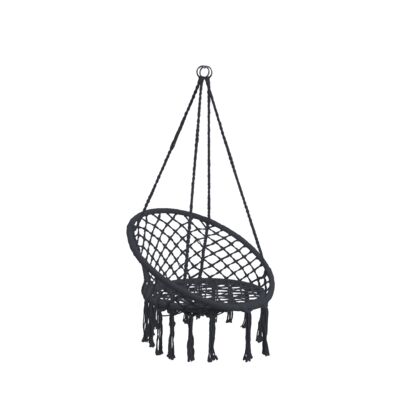 Fotel wiszący 60 cm grafitowy