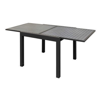 Stół rozkładany Sahara 90-180 x 90 x 75 cm szary/grafit