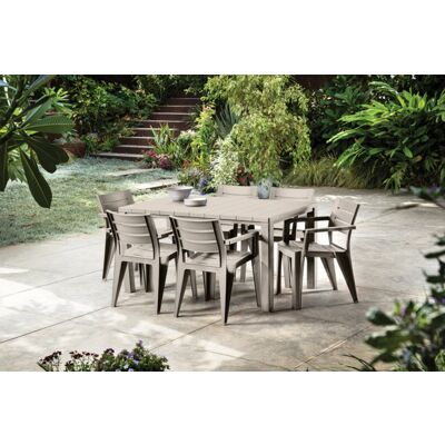 Stół Julie 147 x 90 x 74,5 cm cappuccino Keter