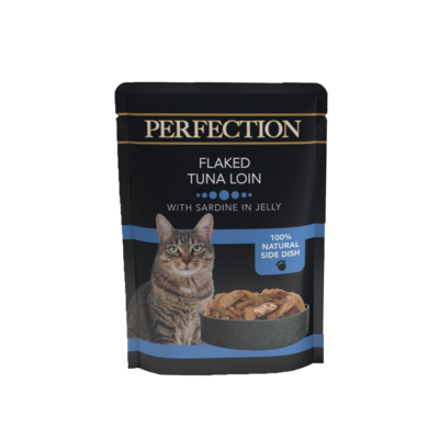 Karma mokra dla kota tuńczyk i sardynki 70 g Perfection