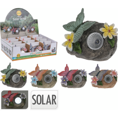Lampka solarna motyl ProGarden 10 cm różne kolory