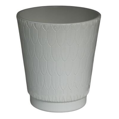 Osłonka storczyk feather 13 cm kamienny szary