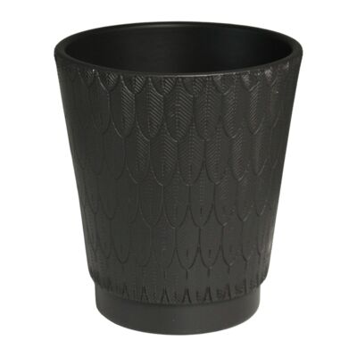 Osłonka storczyk feather 13 cm antracyt mat