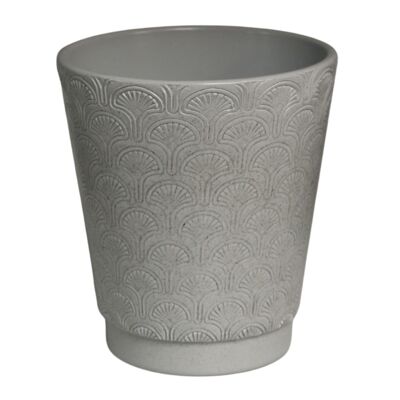 Osłonka storczyk peacock 13 cm kamienny szary