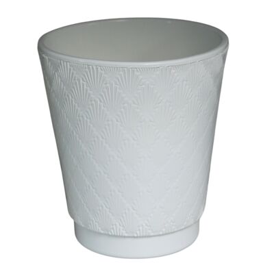 Osłonka storczyk crone 13 cm biała