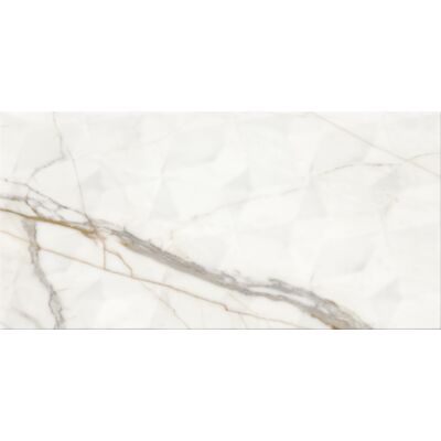 Płytka ścienna DEW STONE WHITE MATT STRUCTURE 29,7 x 60 cm G1 Cersanit