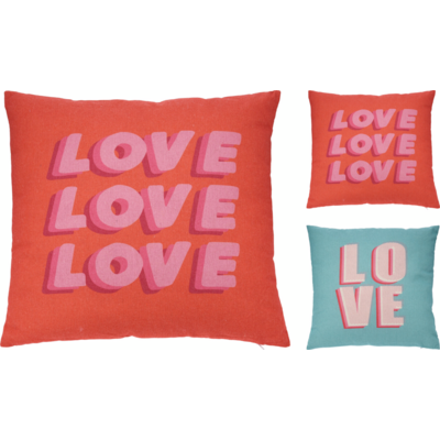 Poduszka LOVE 45 x 45 cm mix wzorów
