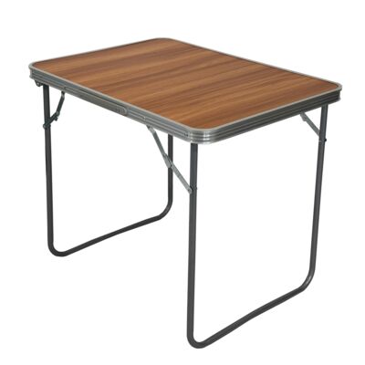 Stół kempingowy 70 x 50 x h60 cm składany brązowy