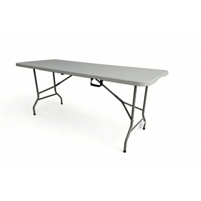 Stół cateringowy walizkowy 180 cm szary