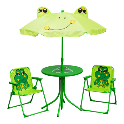 Zestaw mebli dziecięcych ogrodowych żabka
