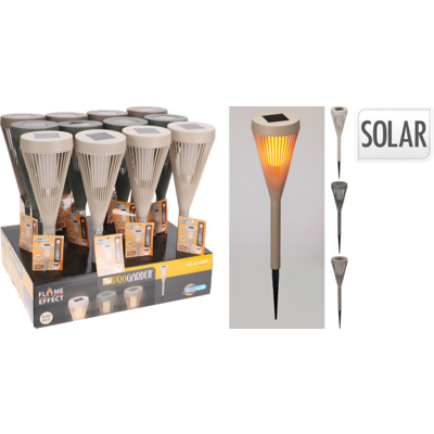 Lampa solarna LED 3 ass clrs
