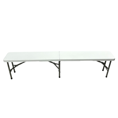 Ławka cateringowa walizkowa 183 x 28 x h 43 cm szara